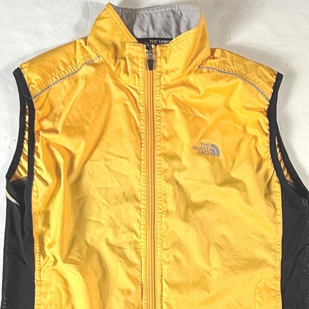 The North Face‎ Lightweight Vest Womens Medium Yellow Black Performance Vest